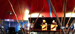 Before the show at Godiva Festival, Coventry
