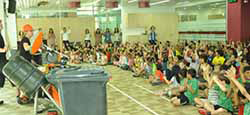 During our first show at The American School of Bombay