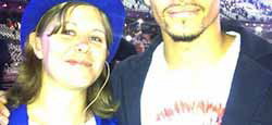 Katie with Louis Smith