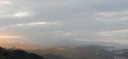 The view from the top of the mountain